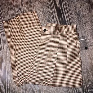 Ultra High Waisted Vintage Plaid Pants!